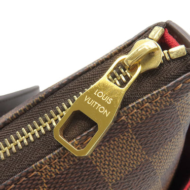 ルイヴィトン LOUIS VUITTON トータリーPM N41282 ダミエエベヌ ダミエキャンバス トートバッグ ゴールド金具 ショルダー 肩掛け 茶