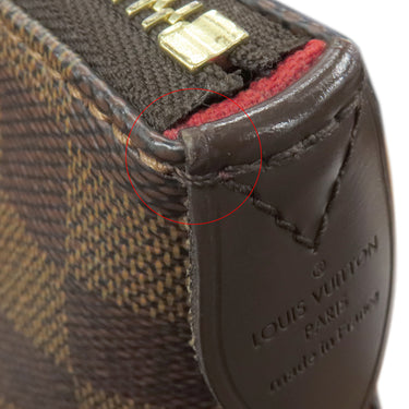 ルイヴィトン LOUIS VUITTON トータリーPM N41282 ダミエエベヌ ダミエキャンバス トートバッグ ゴールド金具 ショルダー 肩掛け 茶