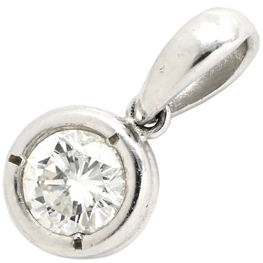 ノンブランド NON BRAND ダイヤ プラチナシルバー Pt900 ダイヤモンド ペンダントトップ 1石 1粒