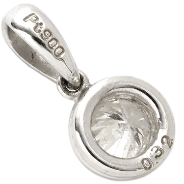 ノンブランド NON BRAND ダイヤ プラチナシルバー Pt900 ダイヤモンド ペンダントトップ 1石 1粒