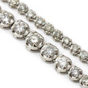 ノンブランド NON BRAND テニスネックレス ホワイトゴールド K18WG ダイヤモンド ネックレス