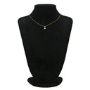 ノンブランド NON BRAND ダイヤペンダント イエローゴールド K18YG ダイヤモンド ネックレス 750 18K 2P 2粒 スイング ドロップ