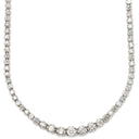 ノンブランド NON BRAND テニスネックレス ホワイトゴールド K18WG ダイヤモンド ネックレス K18WG 750