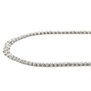 ノンブランド NON BRAND テニスネックレス ホワイトゴールド K18WG ダイヤモンド ネックレス K18WG 750