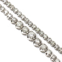 ノンブランド NON BRAND テニスネックレス ホワイトゴールド K18WG ダイヤモンド ネックレス K18WG 750