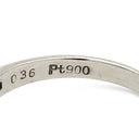 ノンブランド NON BRAND エメラルドリング プラチナシルバー Pt900 エメラルド リング 指輪 ダイヤ 緑 グリーン 13号