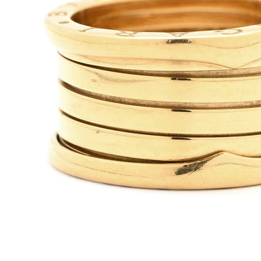 ブルガリ BVLGARI ビーゼロワン B-zero1 5バンドリング イエローゴールド K18YG #56(JP16) リング 指輪 750YG 18金 16号