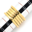 ブルガリ BVLGARI ビーゼロワン B-zero1 5バンドリング イエローゴールド K18YG #56(JP16) リング 指輪 750YG 18金 16号