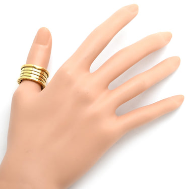 ブルガリ BVLGARI ビーゼロワン B-zero1 5バンドリング イエローゴールド K18YG #56(JP16) リング 指輪 750YG 18金 16号