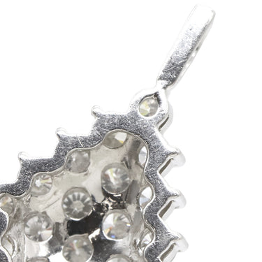 ノンブランド NON BRAND ダイヤモンド プラチナシルバー Pt900 ダイヤモンド ペンダントトップ Pt900 パヴェ 菱形