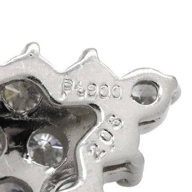 ノンブランド NON BRAND ダイヤモンド プラチナシルバー Pt900 ダイヤモンド ペンダントトップ Pt900 パヴェ 菱形