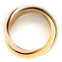 カルティエ Cartier トリニティ LM ホワイトゴールドXイエローゴールドXピンクゴールド K18WG K18YG K18PG #55(JP15) リング 指輪 3連 3カラー 15号
