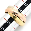 カルティエ Cartier トリニティ LM ホワイトゴールドXイエローゴールドXピンクゴールド K18WG K18YG K18PG #55(JP15) リング 指輪 3連 3カラー 15号
