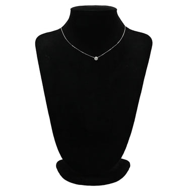 ノンブランド NON BRAND ダイヤペンダント プラチナシルバー Pt850 ダイヤモンド ネックレス 1P 1粒