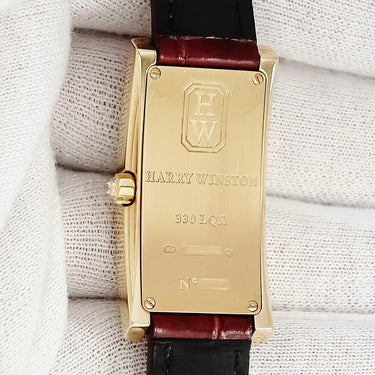 腕時計 ハリーウィンストン Harry Winston レディ アヴェニューC 330LQR AVCQHM19RR002 クオーツ レディース K18PG無垢 純正ダイヤ シェル