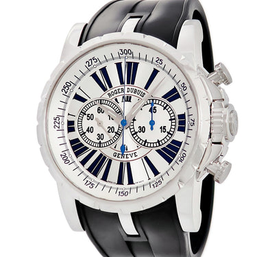 腕時計 ロジェデュブイ ROGER DUBUIS エクスカリバー クロノグラフ EX45 78 9 3.7AR 自動巻き メンズ シルバー スモールセコンド 限定