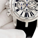 腕時計 ロジェデュブイ ROGER DUBUIS エクスカリバー クロノグラフ EX45 78 9 3.7AR 自動巻き メンズ シルバー スモールセコンド 限定