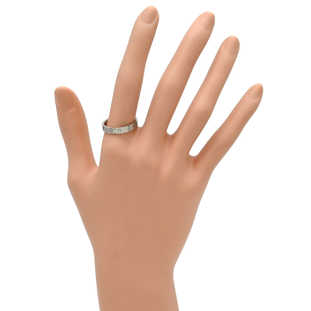 エルメス HERMES キリム リング ホワイトゴールド K18WG #58 リング