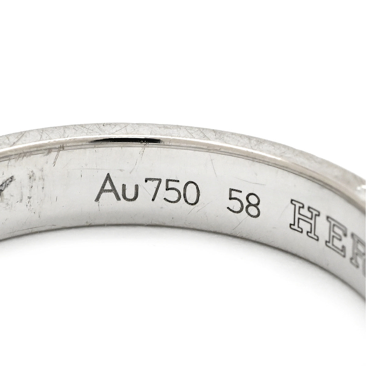 エルメス HERMES キリム リング ホワイトゴールド K18WG #58 リング
