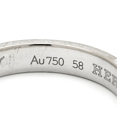 エルメス HERMES キリム リング ホワイトゴールド K18WG #58 リング 指輪 Au750 18K 18金 ジオメトリック 15.5号
