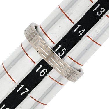 エルメス HERMES キリム リング ホワイトゴールド K18WG #58 リング 指輪 Au750 18K 18金 ジオメトリック 15.5号