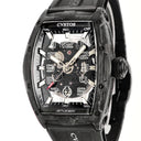 腕時計 クストス CVSTOS チャレンジ ジェットライナー 2 フォージドカーボン CVT-JET2-SL 自動巻き メンズ スケルトン ブラック