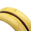 エルメス HERMES バーキン25 ミモザ オーストリッチ ハンドバッグ シルバー金具 黄色