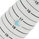 ヴァンクリーフアーペル Van Cleef & Arpels スウィート パピヨン ブレスレット VCARF80400 ホワイトゴールド×ブルー K18WG ターコイズ ブレスレット Au750 18K