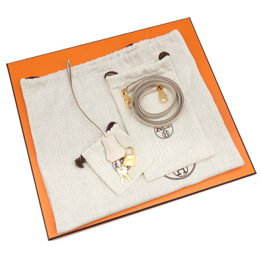 エルメス HERMES ボリード 31 クレ トリヨンクレマンス 2WAYバッグ ゴールド金具 オフホワイト ハンドバッグ ショルダー