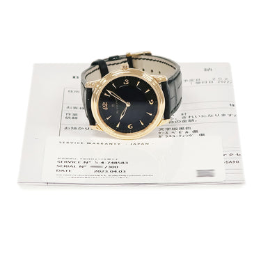 腕時計 ブランパン BLANCPAIN ニュークラシック ウルトラスリム 2021-3630-55 手巻き メンズ K18PG無垢 ブラック 黒 限定