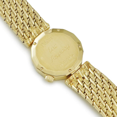 腕時計 ピアジェ PIAGET アスプレイ 4276P32S 手巻き レディース メーカーOH済 K18YG無垢 純正ダイヤ ルビー エメラルド ヴィンテージ