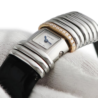 腕時計 カルティエ Cartier デクラレーション SM WT000830 クオーツ レディース デクララシオン K18PG 純正ダイヤ ブレスレット