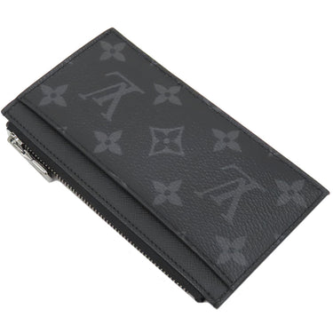 ルイヴィトン LOUIS VUITTON コインカード ホルダー M69533 モノグラムエクリプス モノグラムエクリプスキャンバス モノグラムエクリプスリバースキャンバス コインケース シルバー金具 黒 グレー 小銭入れ