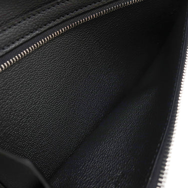 エルメス HERMES ベアンスフレ ブラック アリゲーター 長財布 シルバー金具 新品 未使用 黒 クロコ 二つ折り財布