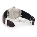 腕時計 オーデマピゲ AUDEMARS PIGUET ロイヤルオーク レディ 67600ST.OO.D080VS.01 クオーツ レディース バー 波模様ギヨシェ デイト