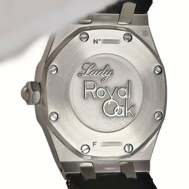 腕時計 オーデマピゲ AUDEMARS PIGUET ロイヤルオーク レディ 67600ST.OO.D080VS.01 クオーツ レディース バー 波模様ギヨシェ デイト