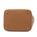 エルメス HERMES ピコタンロックMM ゴールド トリヨンクレマンス ハンドバッグ ゴールド金具 新品 未使用 茶