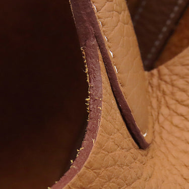 エルメス HERMES ピコタンロックMM ゴールド トリヨンクレマンス ハンドバッグ ゴールド金具 新品 未使用 茶