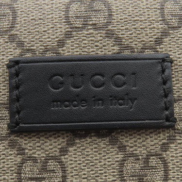 グッチ GUCCI スモール バックパック 429020 ベージュ×ブラック GGスプリームキャンバス レザー リュック・デイパック ブラック金具