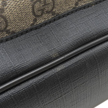 グッチ GUCCI スモール バックパック 429020 ベージュ×ブラック GGスプリームキャンバス レザー リュック・デイパック ブラック金具