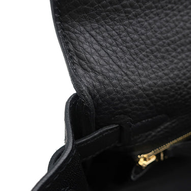 エルメス HERMES ケリー25 内縫い ブラック トゴ 2WAYバッグ ゴールド金具 黒 ショルダー