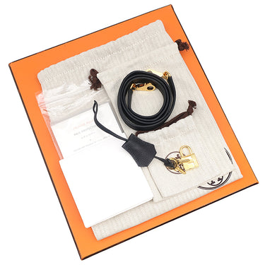 エルメス HERMES ケリー25 内縫い ブラック トゴ 2WAYバッグ ゴールド金具 黒 ショルダー