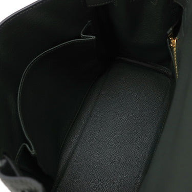 エルメス HERMES ケリー25 内縫い ニューヴェールフォンセ トゴ 2WAYバッグ ゴールド金具 深緑 ショルダー ハンドバッグ