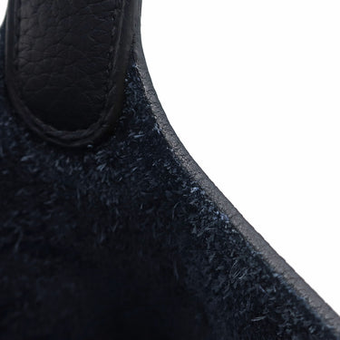 エルメス HERMES ピコタンロックPM ブルーニュイ トリヨンクレマンス ハンドバッグ シルバー金具 紺