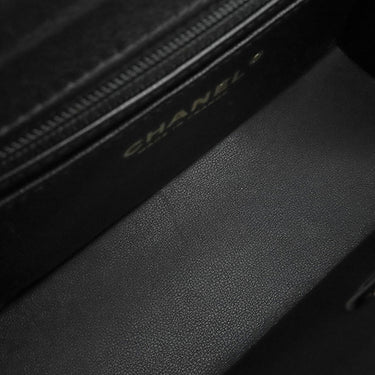 シャネル CHANEL マトラッセ トップハンドル スモール AS4470 ブラック カーフ 2WAYバッグ ゴールド金具 黒 チェーンショルダー