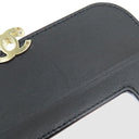 シャネル CHANEL マトラッセ トップハンドル スモール AS4470 ブラック カーフ 2WAYバッグ ゴールド金具 黒 チェーンショルダー