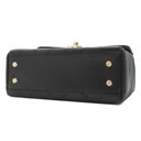 シャネル CHANEL マトラッセ トップハンドル スモール AS4470 ブラック カーフ 2WAYバッグ ゴールド金具 黒 チェーンショルダー