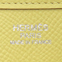エルメス HERMES エヴリン3 PM ジョーヌプッサン ヴォーエプソン ショルダーバッグ シルバー金具 黄色