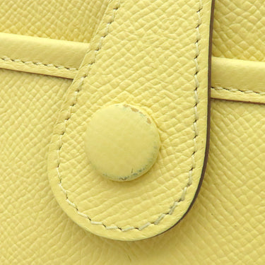 エルメス HERMES エヴリン3 PM ジョーヌプッサン ヴォーエプソン ショルダーバッグ シルバー金具 黄色