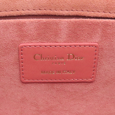 クリスチャン・ディオール Christian Dior レディ D-ジョイ バッグ ピンク ラムスキン 2WAYバッグ ゴールド金具 ハンドバッグ ショルダー